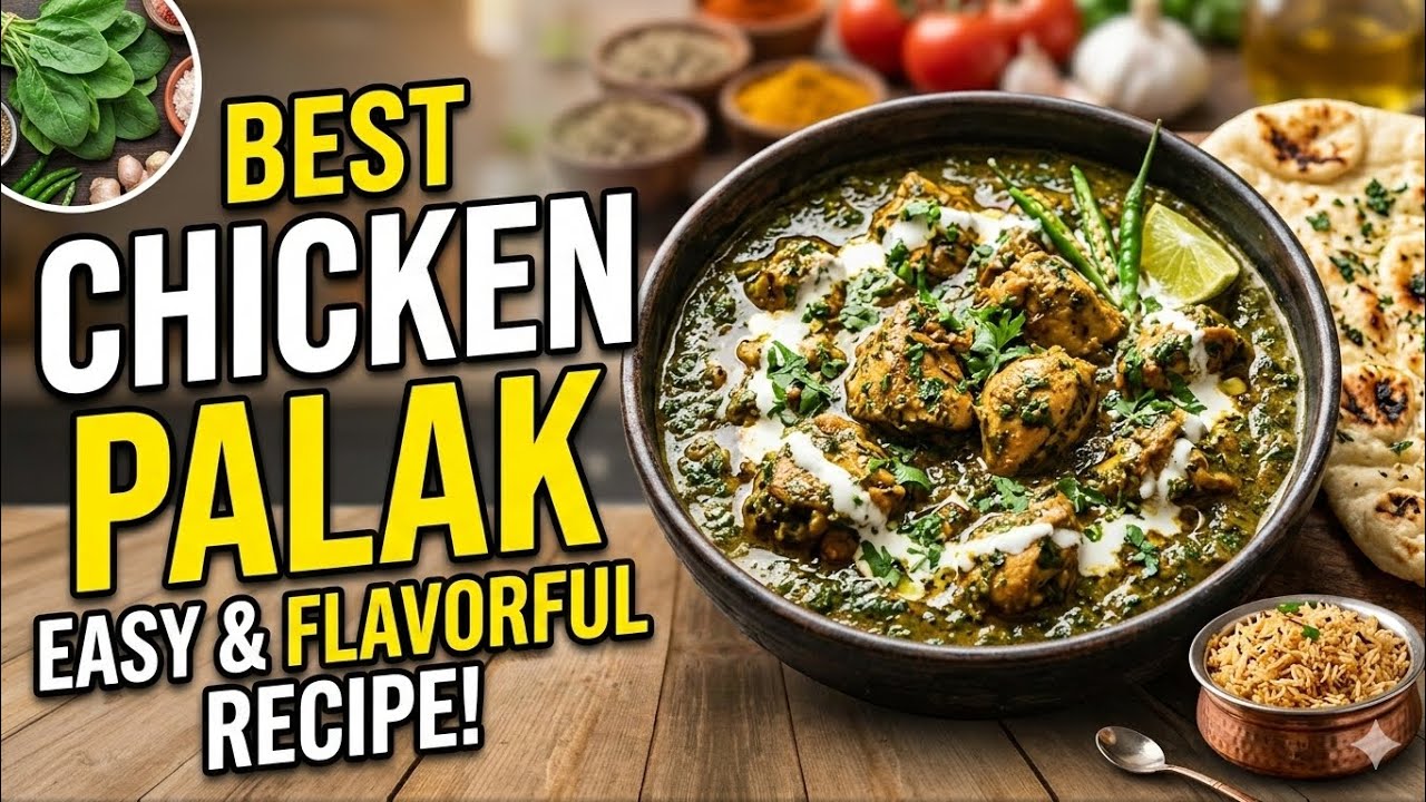 Chicken Palak recipe 