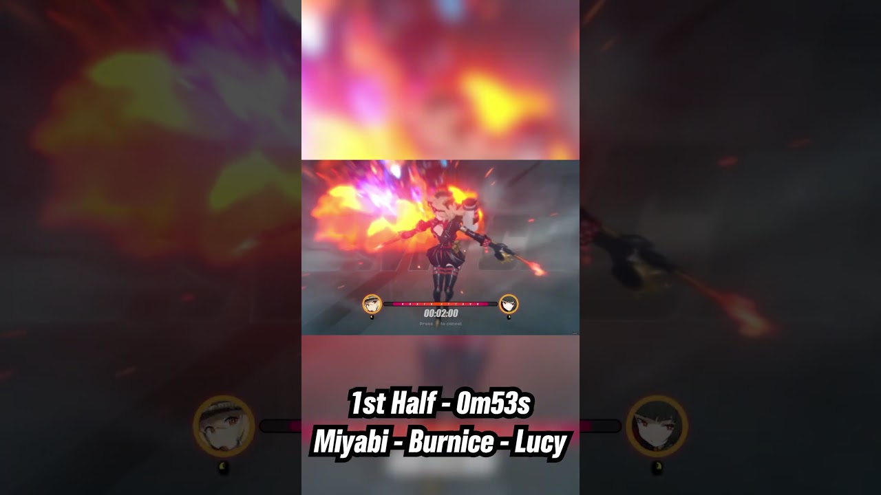 0m53s Ver 1.4 Shiyu Defense 17 1st Half - M0W1 Miyabi x M0W0 Burnice x Lucy #zenleszonezero #miyabi