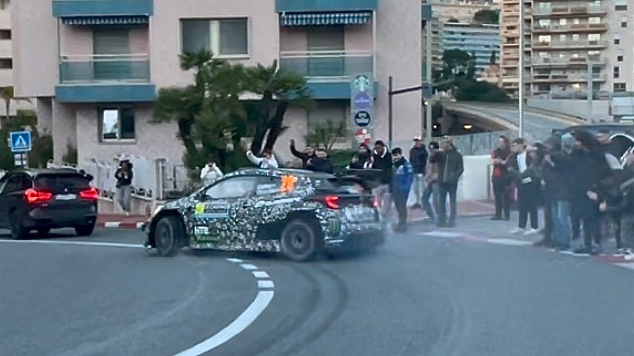Oliver Solberg INSANE Drift in Monaco | Rally Monte Carlo 2025