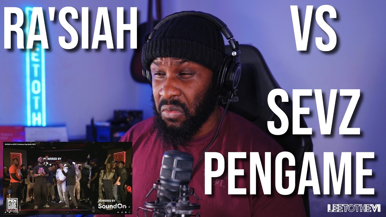 RA'SIAH vs SEVZ | PenGame Rap Battle 2025 [Reaction] | LeeToTheVI