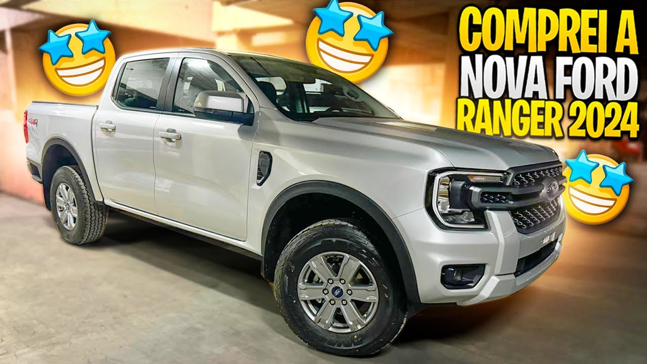 COMPREI A NOVA FORD RANGER XLS 2024 MUITA TECNOLÓGICA