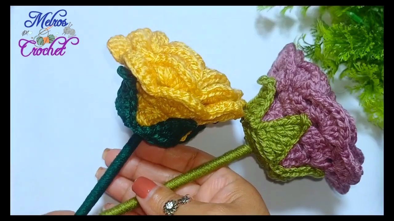 TUTORIAL!! Como Hacer Rosas a Crochet  flowers Crochet