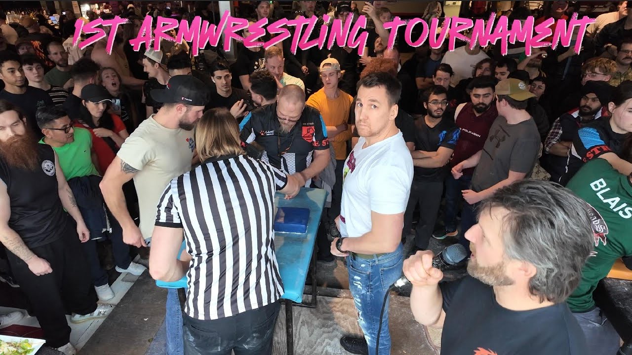 My 1st Armwrestling Tournament - 15 Months Training - 200lbs - 35 Competitors