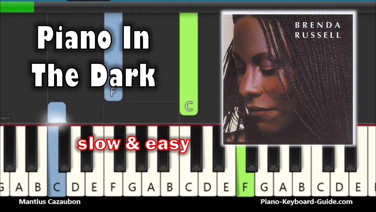 Brenda Russell - Piano In The Dark - Slow and Easy Piano Tutorial