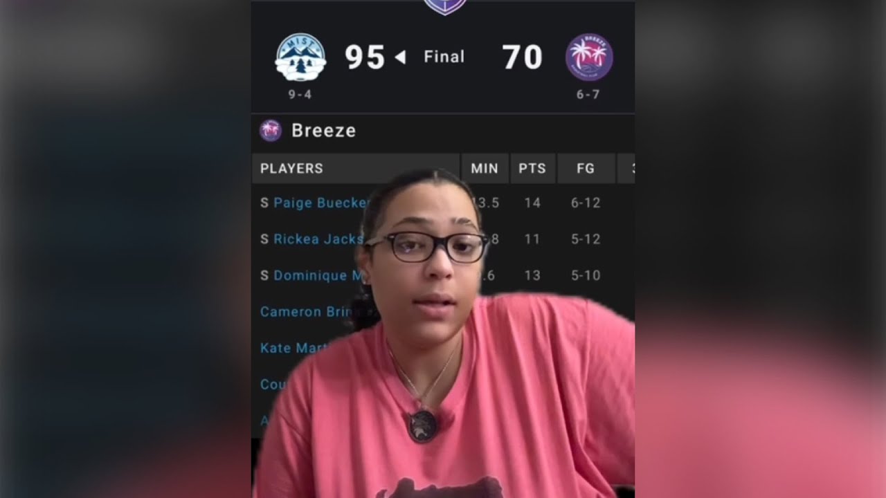 It gets to a point! Breeze BC Vs. Mist BC Unrivaled Basketball Game Review