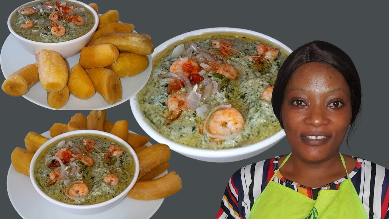 La Recette  Du Ndole Plantain Mûr Avec La Viande De Boeuf