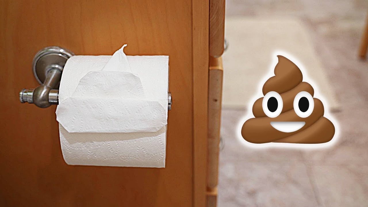 Toilet Paper Poop Origami 💩
