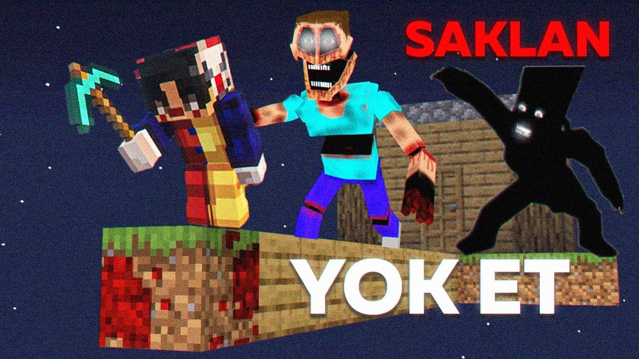 Minecraft TEK BLOK ama KORKUNÇ MODLARLA BİTİRİYORUM...