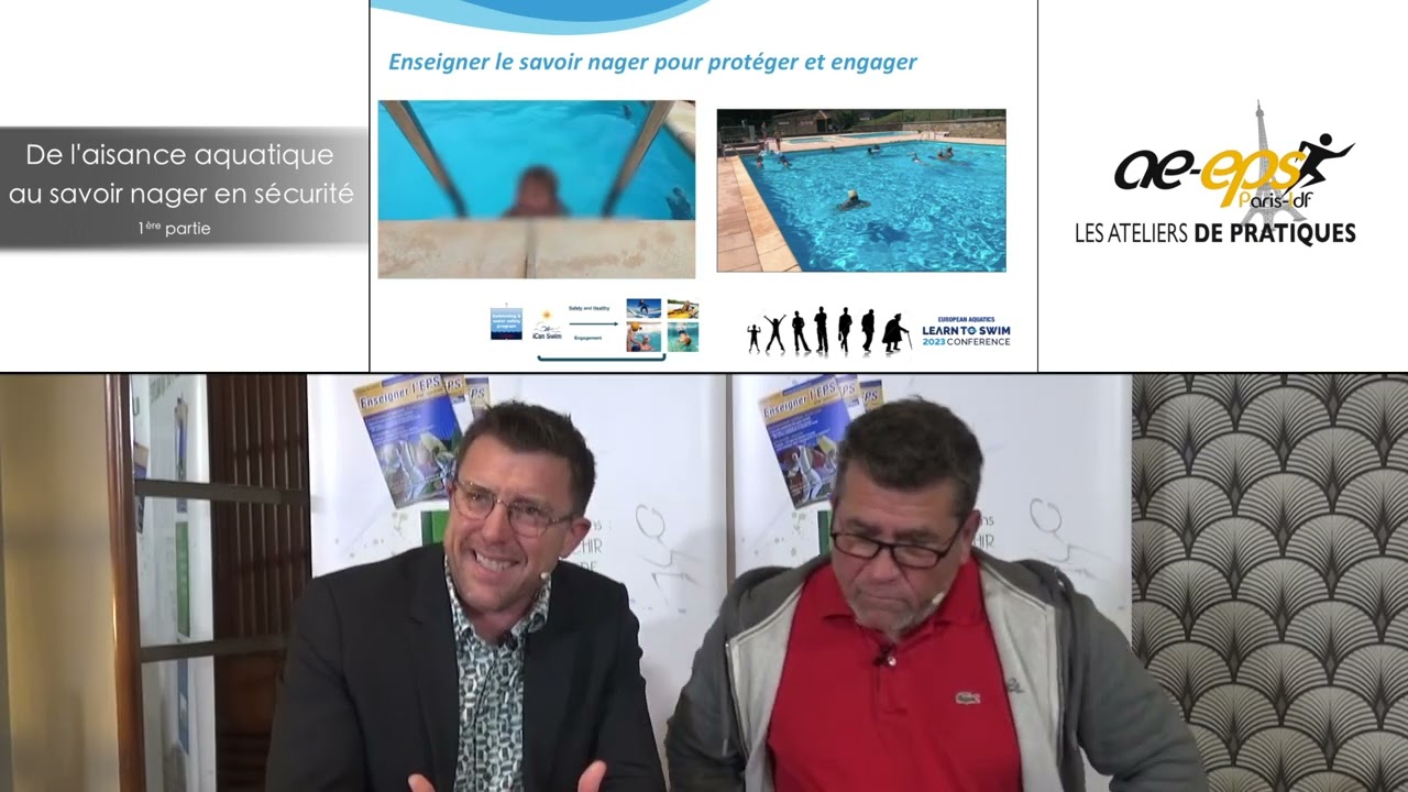 L. Fouchard & F. Potdevin : Atelier de pratique sur le savoir nager (partie 