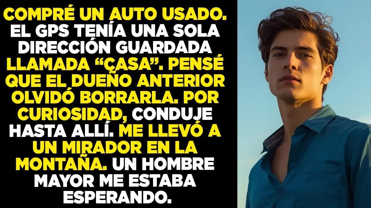 Compré un auto usado, y el antiguo dueño me dejó un mensaje secreto en el GPS.