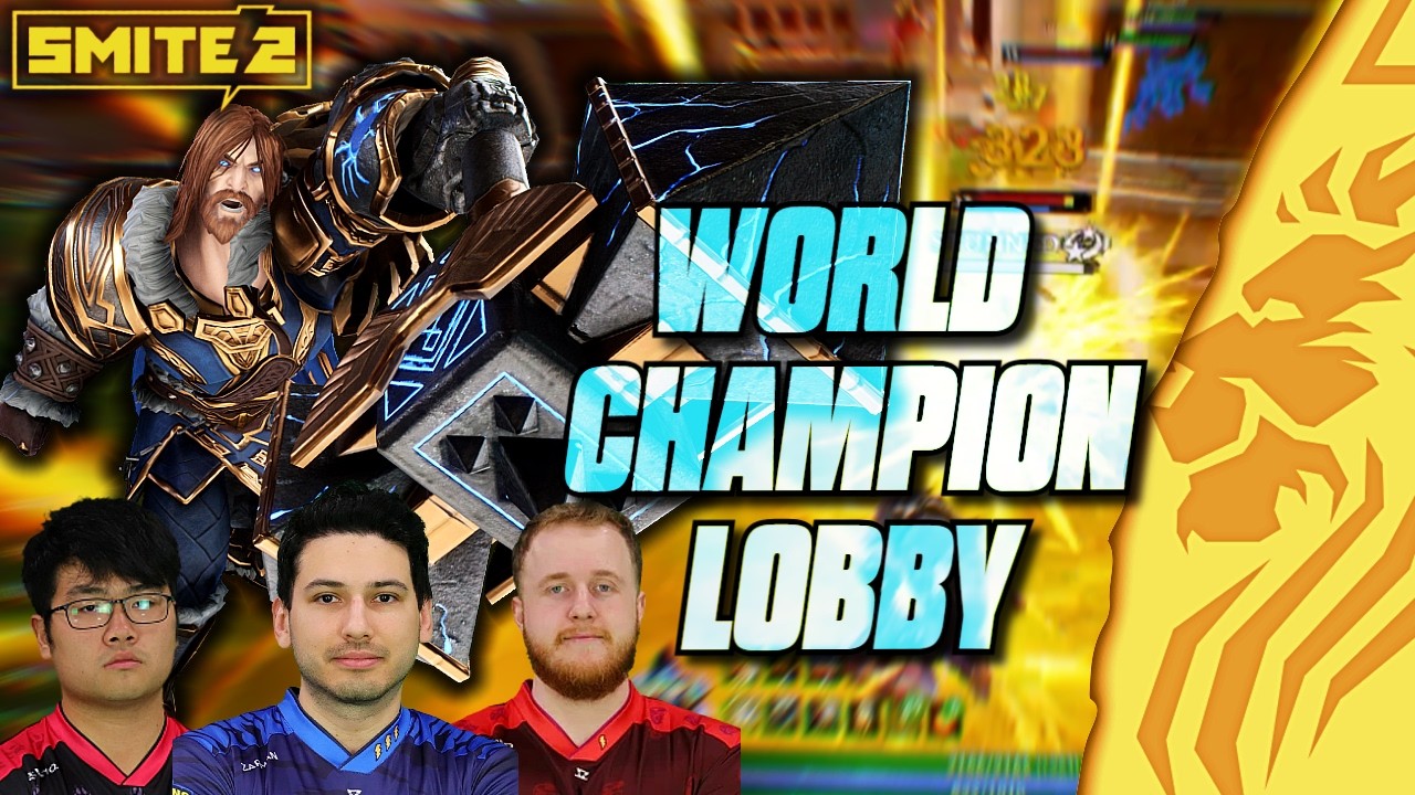 SMITE 2 WORLD CHAMPION LOBBY! THOR JUNGLE DEITY RANKED!