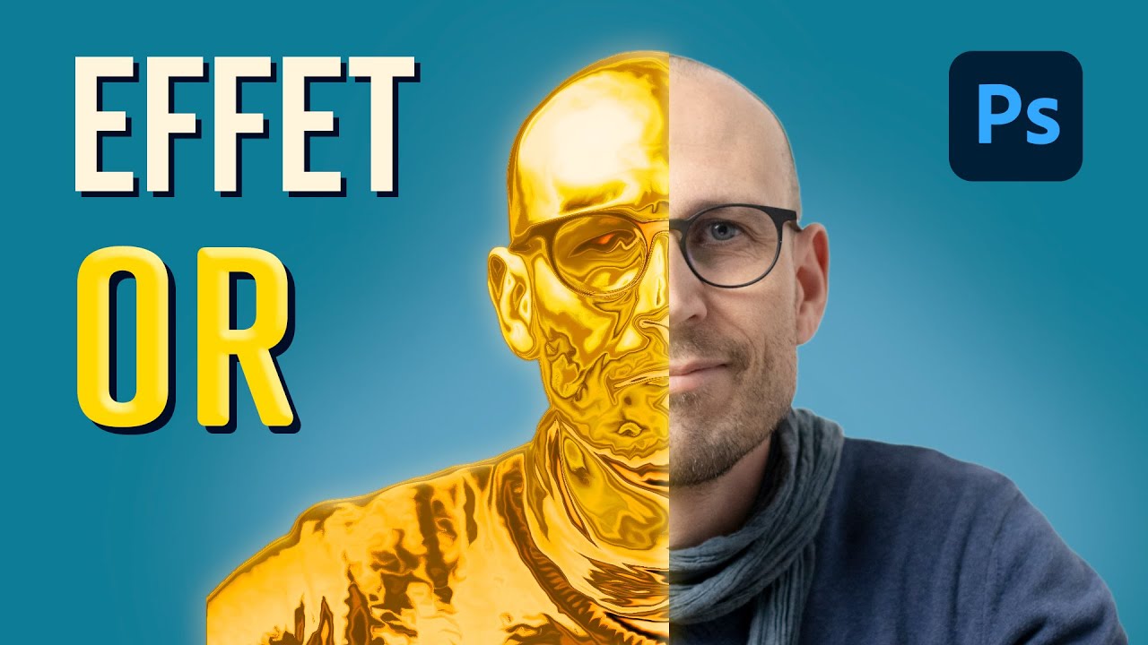 Comment changer une photo en or dans Photoshop [Tuto Photoshop]