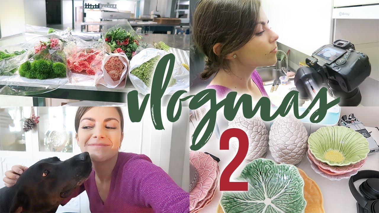 RECADOS, VAJILLAS Y DETRÁS DE LAS CÁMARAS | VLOGMAS 2