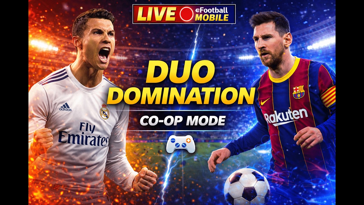 LIVE 🔴 eFootball Mobile Duo Domination | Co-Op Power Play! ⚽🔥