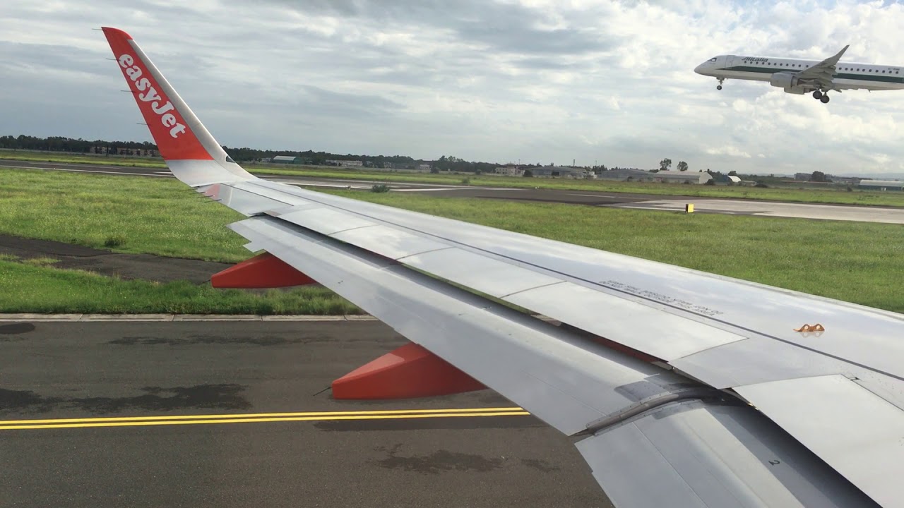AUTUMN CATANIA DEPARTURE- easyJet A320 full departure Catania