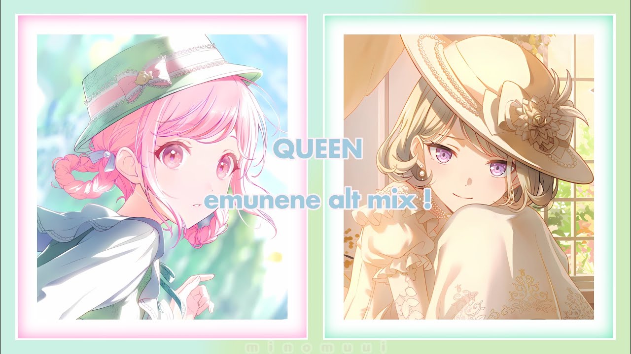 [GAME/FULL SIZE] QUEEN | Otori emu x Kusanagi nene mix !