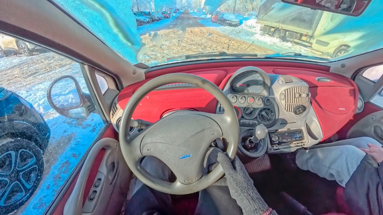 1999😮Fiat Multipla I 1.6 MT (103 hp) - Old Italian Funny car POV Test Drive