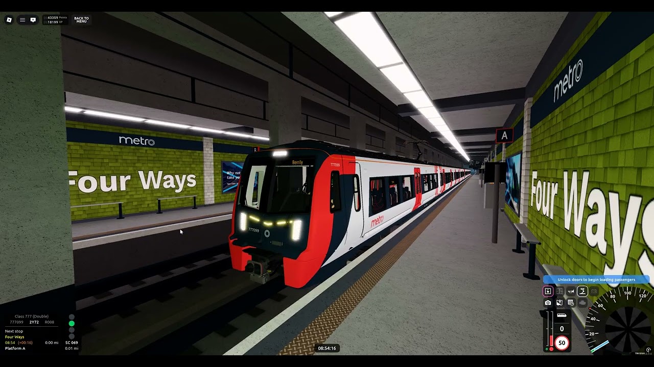 Roblox SCR v2.3.2 R008 Stepford Victoria➡️Berrily (Class 777 (Double))