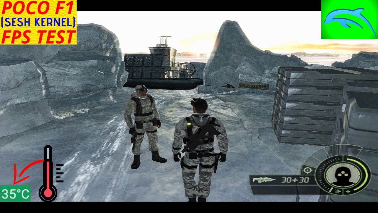 Splinter Cell: Double Agent /POCO F1/ (Gameplay with Fps) [Dolphin MMJ]