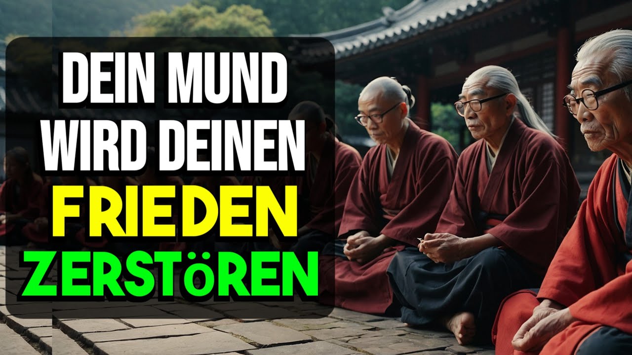 🤫 Halte deinen Mund und sprich nie über diese 11 Themen – Sei wie ein buddhistischer Mönch.