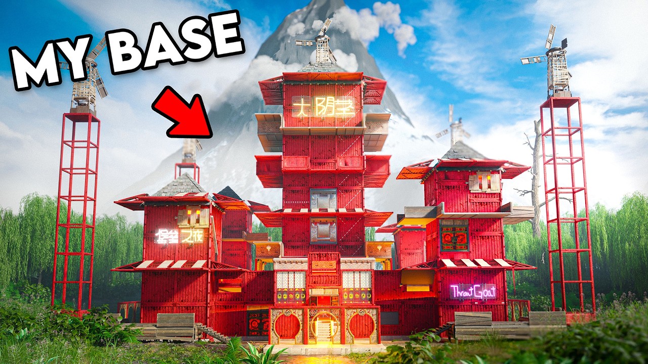 I Built a High Tech Chinese Temple in Official Rust...