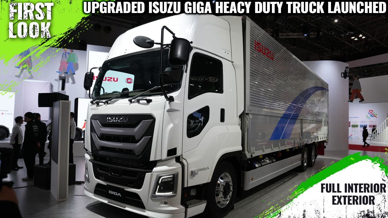 ISUZU Giga Heavy Duty Truck Launched At 2025 Japan Mobility Show -First Look -Full Interior Exterior