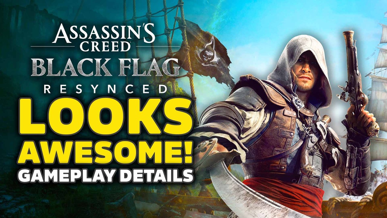 Assassin&rsquo;s Creed Black Flag Resynced, Hexe и Invictus &mdash; ремейк выглядит лучше, чем ожидалось!