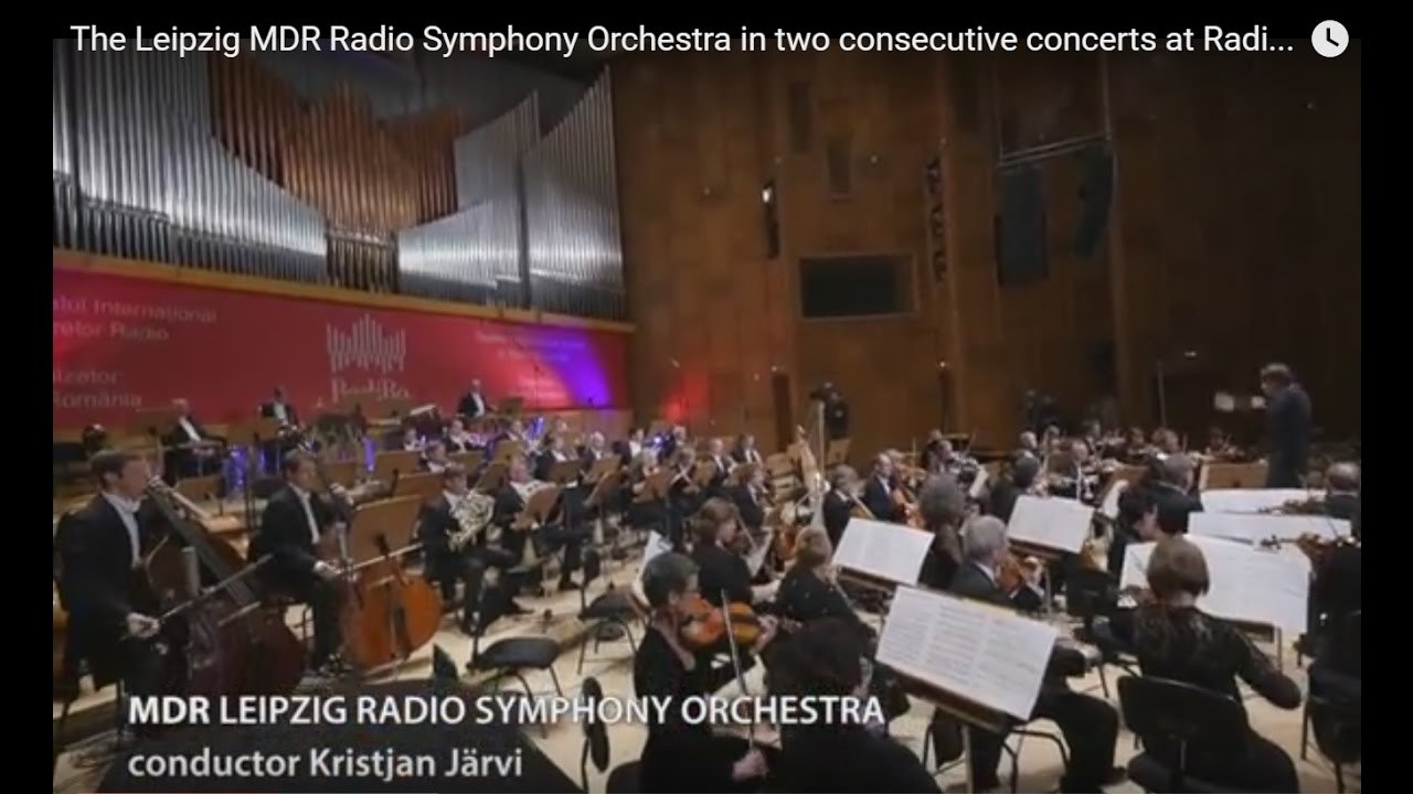 The Leipzig MDR Radio Symphony Orchestra in two consecutive concerts at RadiRo