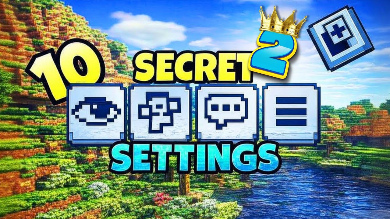10 Secret Pro Settings For Minecraft Pocket Edition (Part 2) 🔥