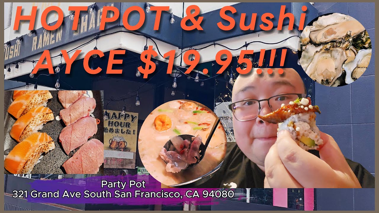 South SF’s New $19.95 AYCE Spot Is UNREAL! Hotpot + Sushi + Drinks