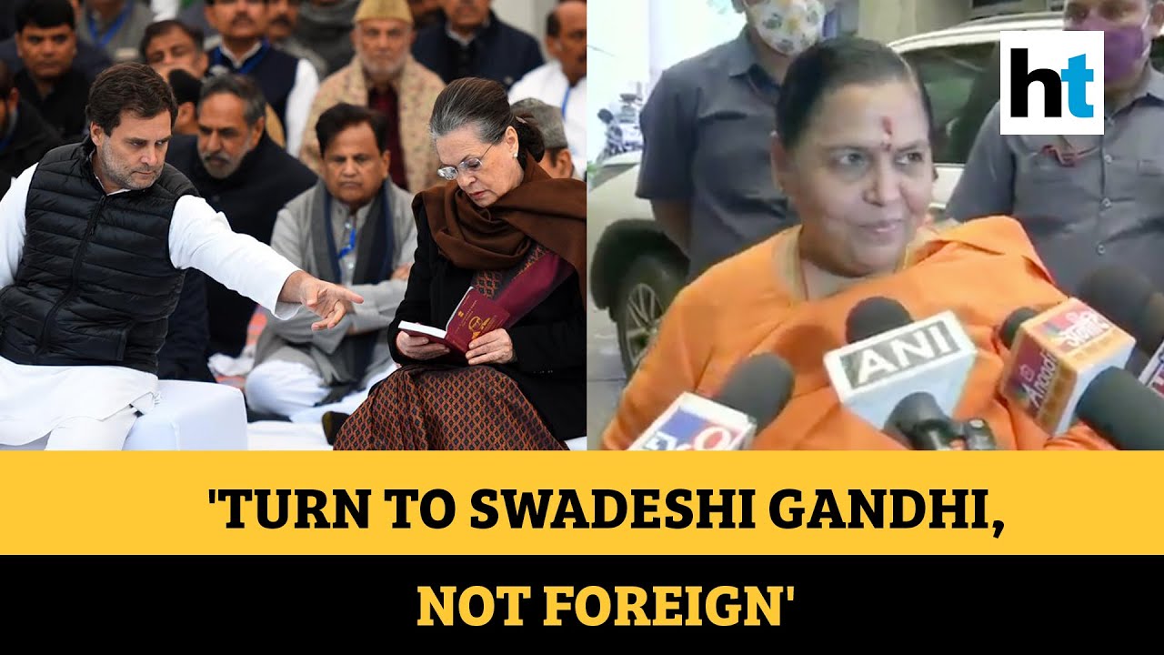 'Like rickshaw-pullers call themselves...': Uma Bharti's jibe at Congress