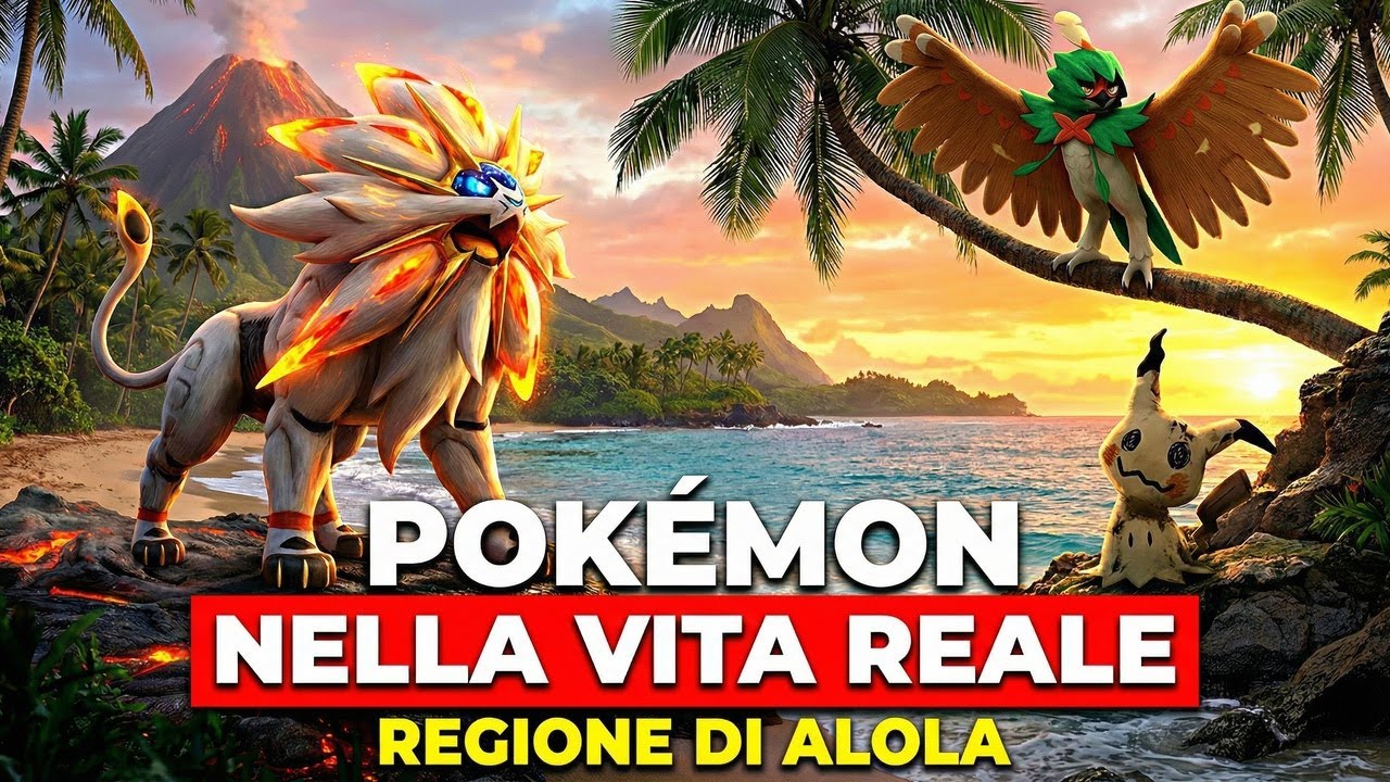 Pokémon nella Vita Reale | Tutti gli 88 della Regione di Alola (Gen 7 Reimmaginati con l'IA)