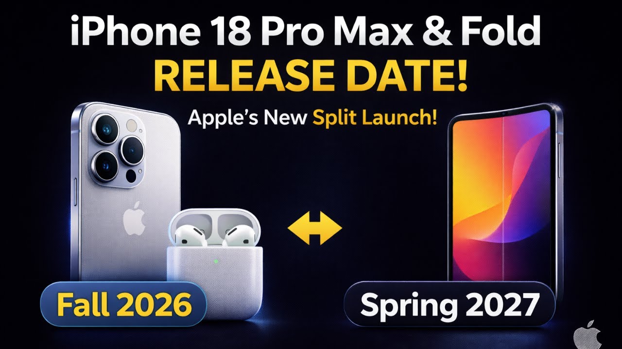 iphone 18 pro max and fold release date - apple's new split launch!