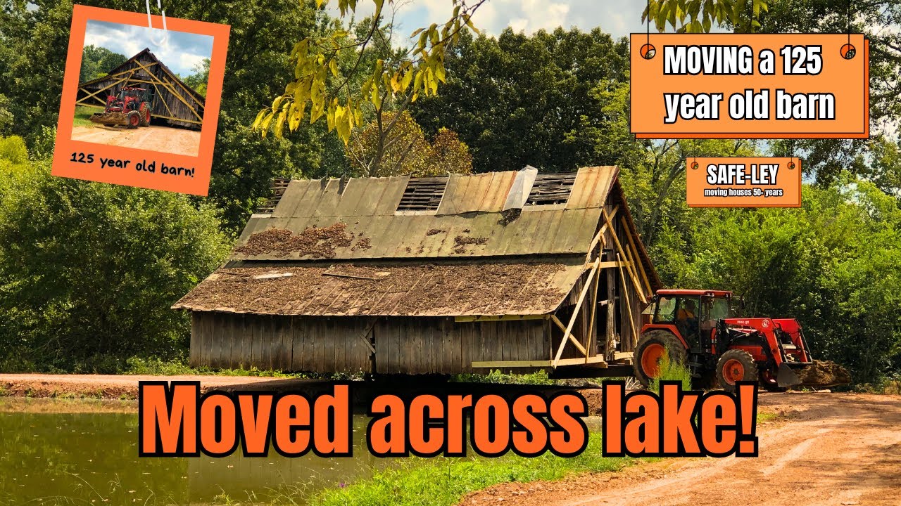 Moving this HUGE 125 year old Barn | Historic Structure Relocation