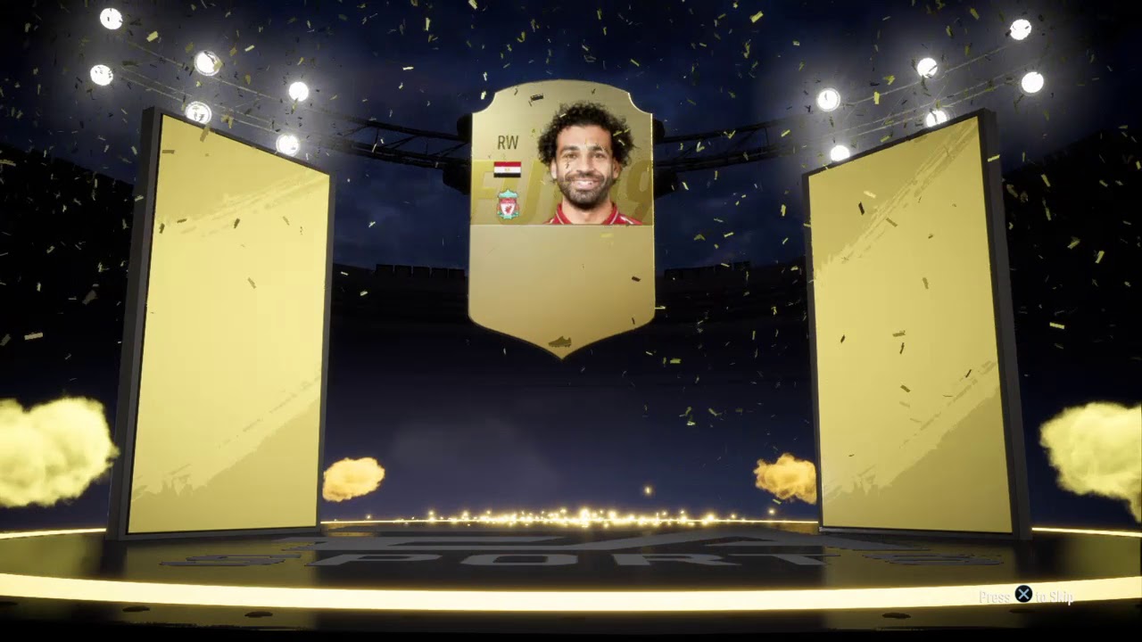 Fifa 19  - packed salah in gold upgrade (sbc)