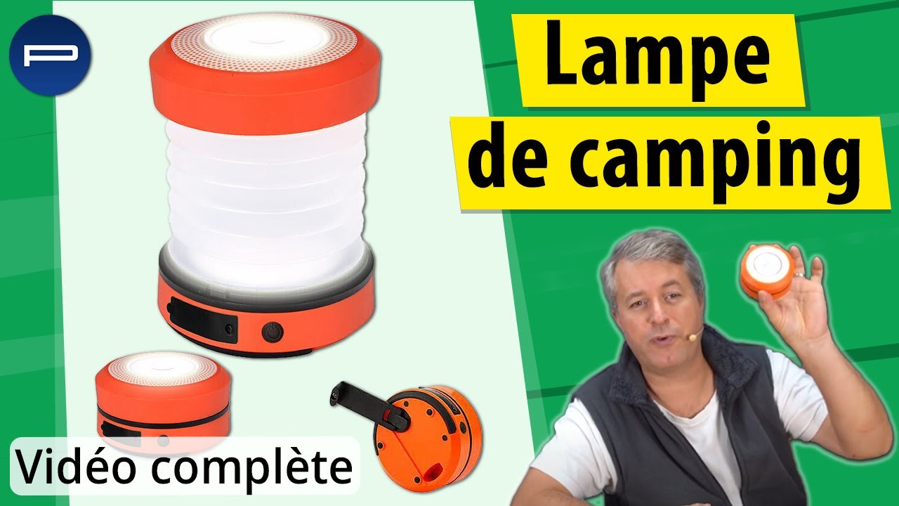 Pourquoi cette lampe de camping 2 en 1 est innovante ? [PEARLTV.FR]
