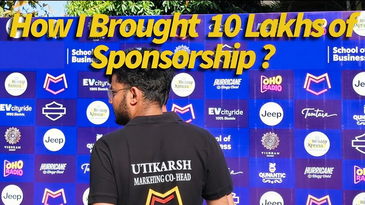 How to bring sponsorship in event/fest?