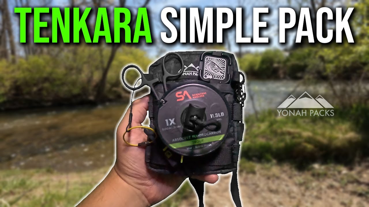 The ULTIMATE Minimalist Tenkara Pack & Accessories! | Yonah Packs Tenkara Simple Pack!