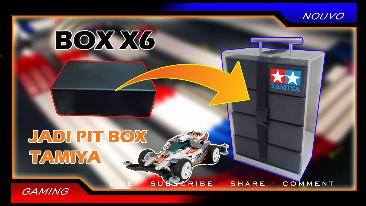 DIY PIT BOX TAMIYA Custom Timelapse Low Budget From Box X6