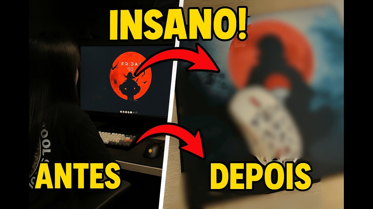 TROQUEI MEU MOUSEPAD DE PANO POR UM DE VIDRO DA DUBRENX!