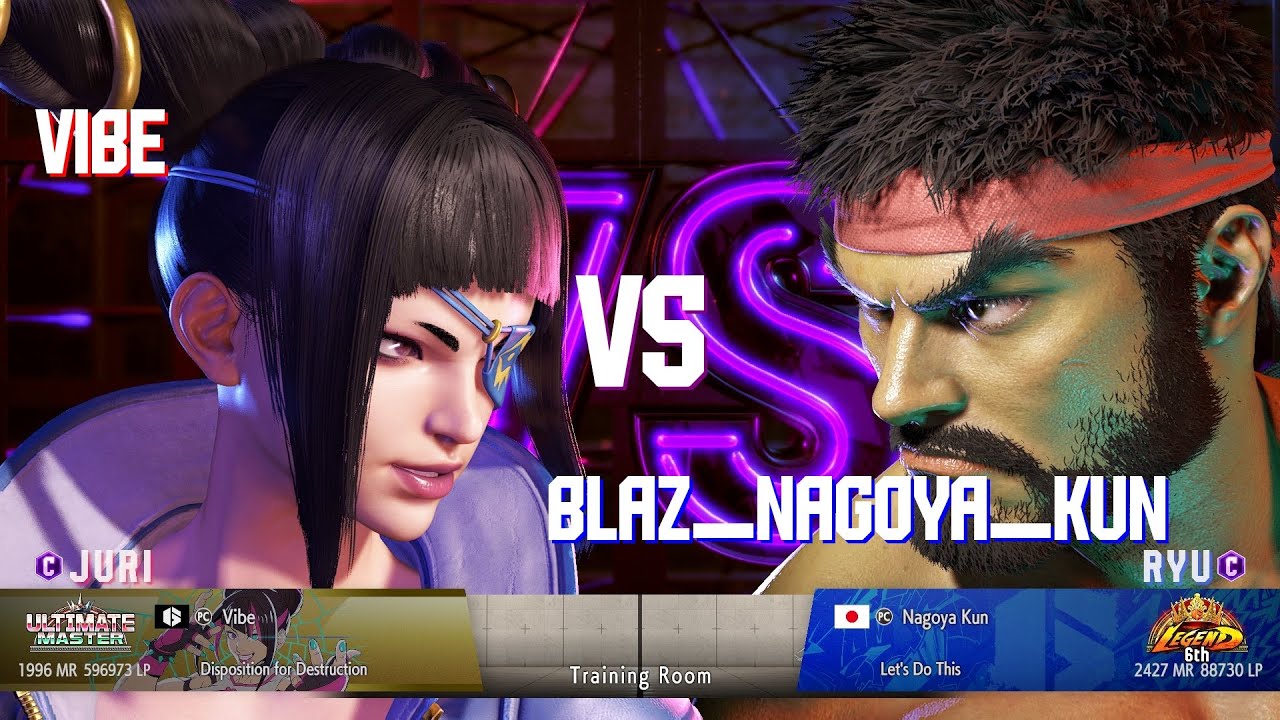 SF6 Vibe (Juri Classic) Vs Blaz_Nagoya_Kun (Ryu Classic)