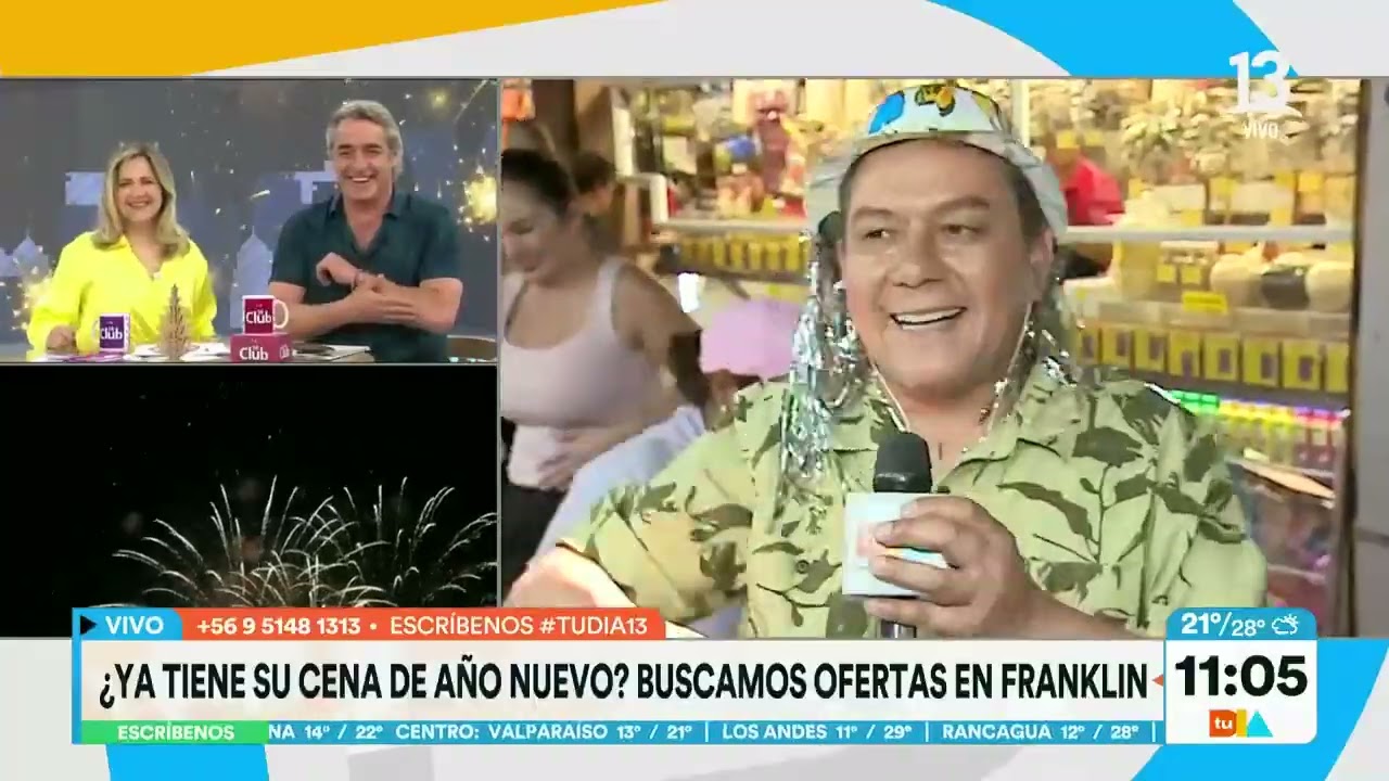 ¿Cómo están las ofertas para la cena de año nuevo en Mercado Franklin? | Tu Día | canal 13