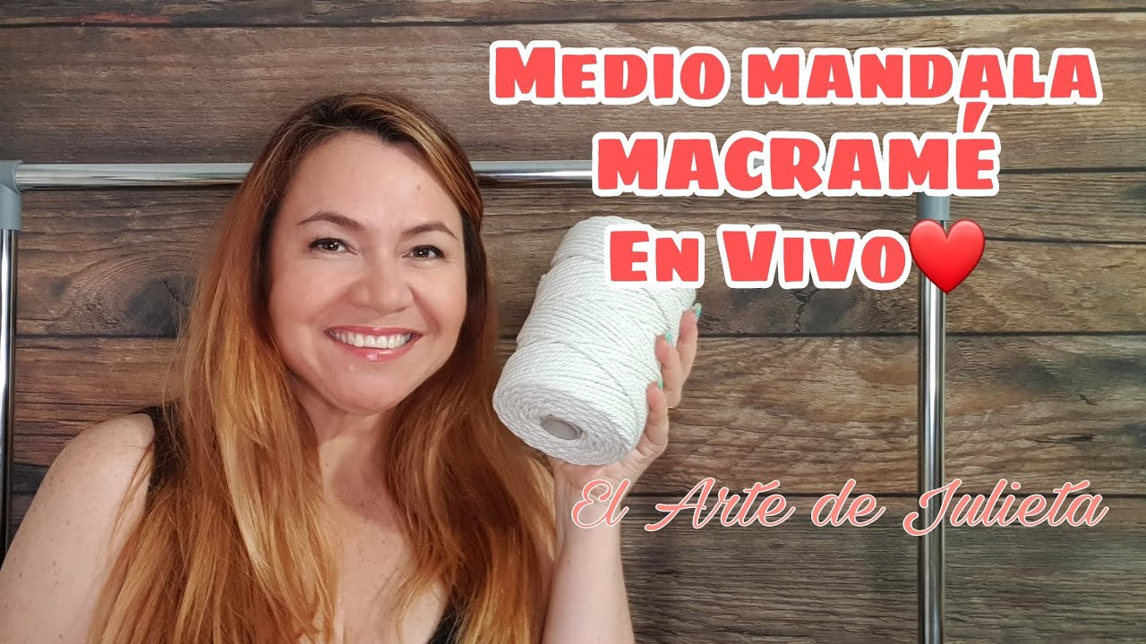 Mandala De Macramé En Vivo ❤️