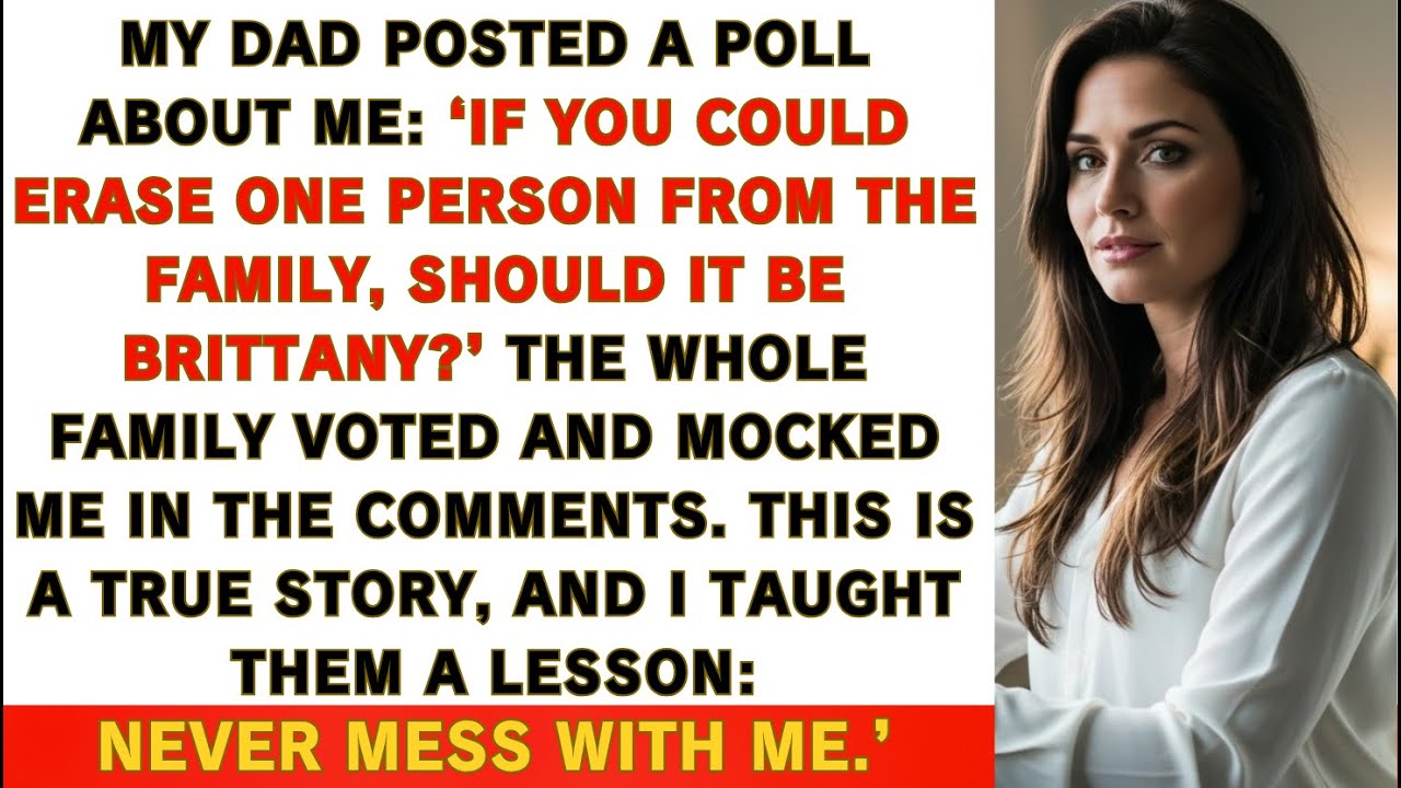 I Saw My Dad Post a Poll About Me 