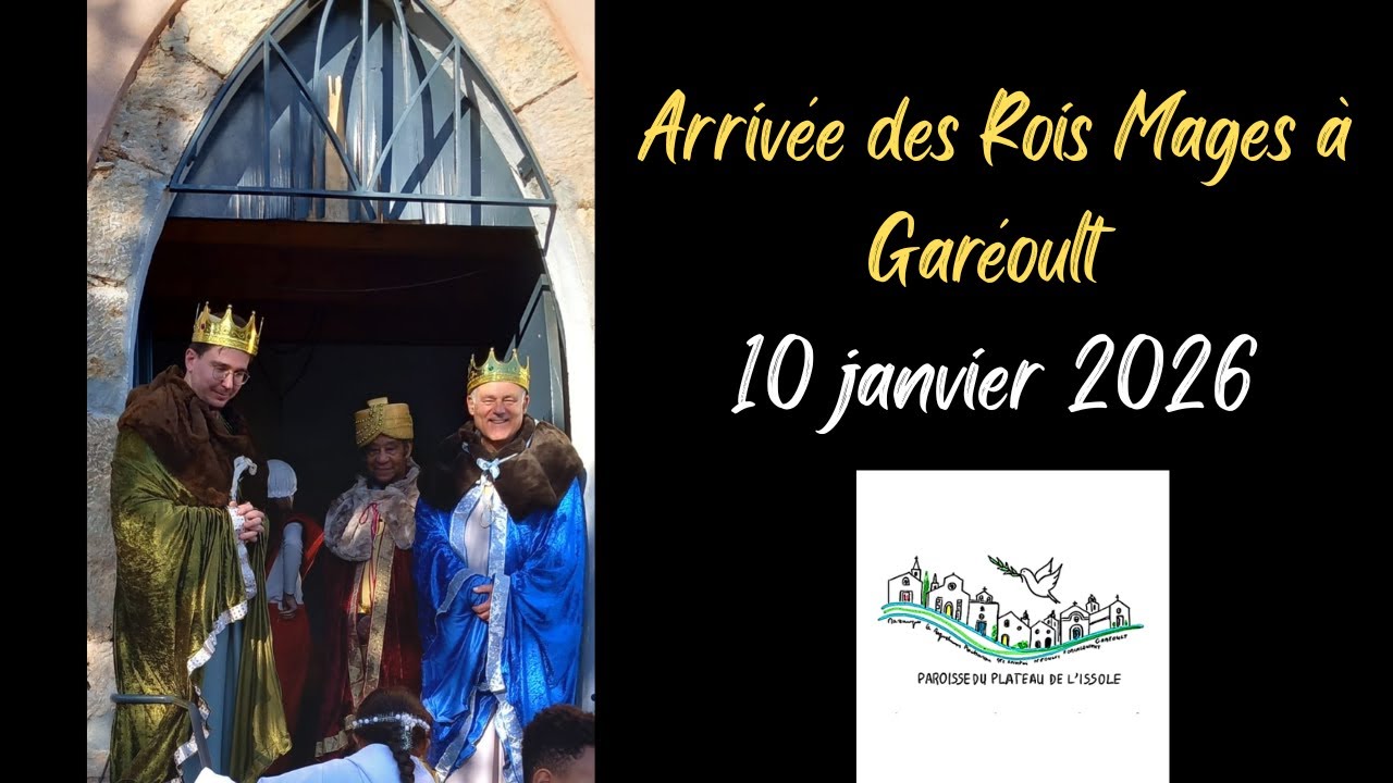 Arrivée des Rois Mages 10 janvier 2026 à la Paroisse du Plateau de l'Issole