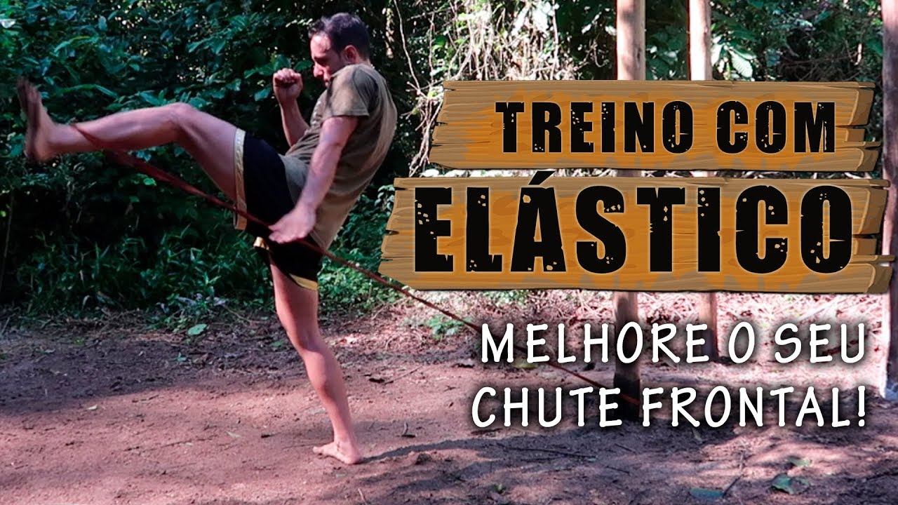 TREINO COM ELÁSTICO PARA MELHORAR - CHUTE FRONTAL