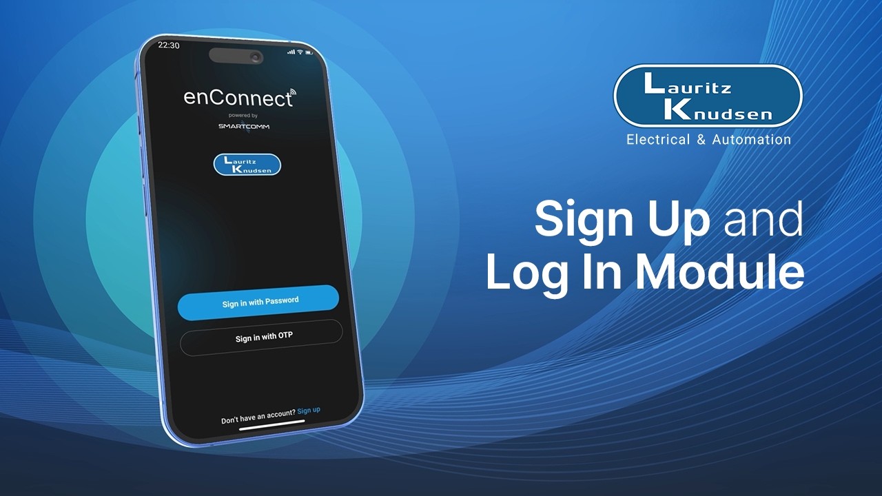 enConnect App: How to Sign Up & Log In  | Lauritz Knudsen