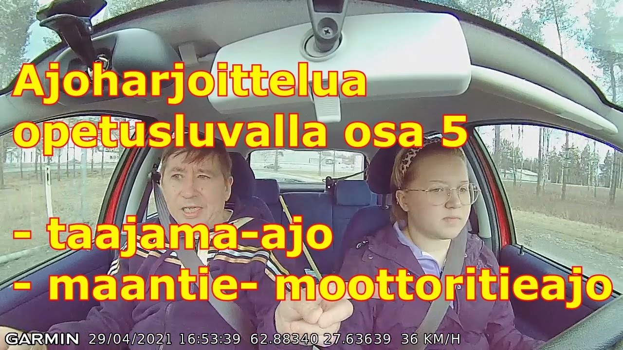 Ajoharjoittelua opetusluvalla osa 5