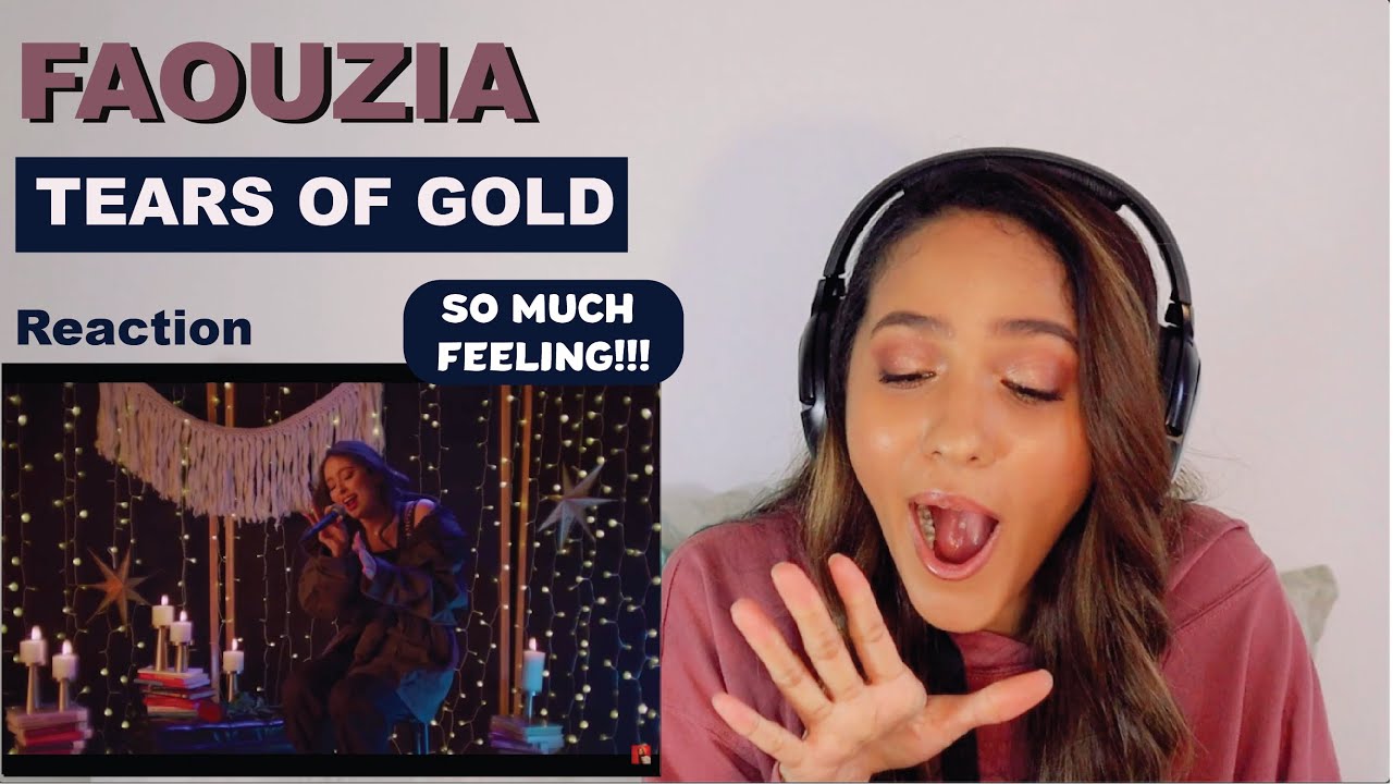 Первая реакция на Faouzia - Tears of Gold (Striped) | РЕАКЦИЯ!!