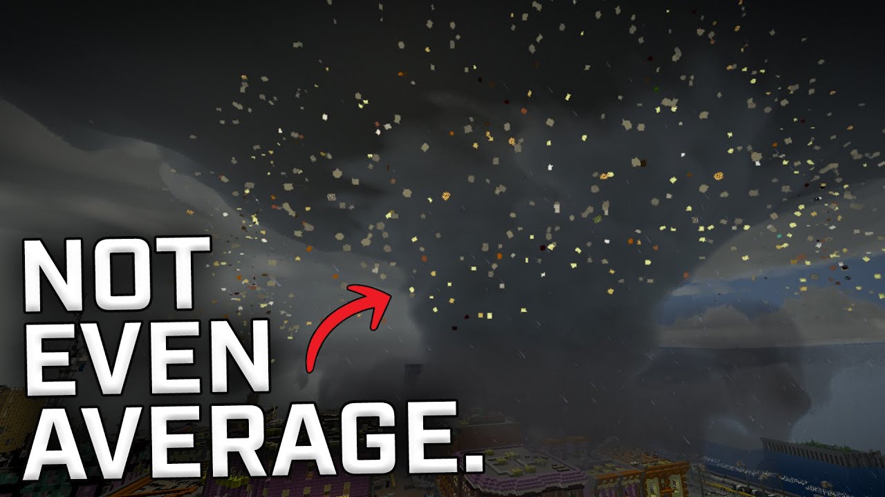 Can you create a MILE WIDE Tornado in Minecraft?